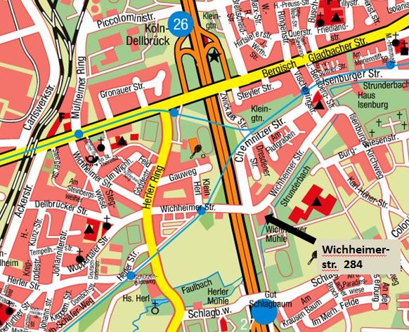 Lageplan / Map — Wichheimer Str. 284